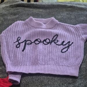 Spooky Lavender Sweater